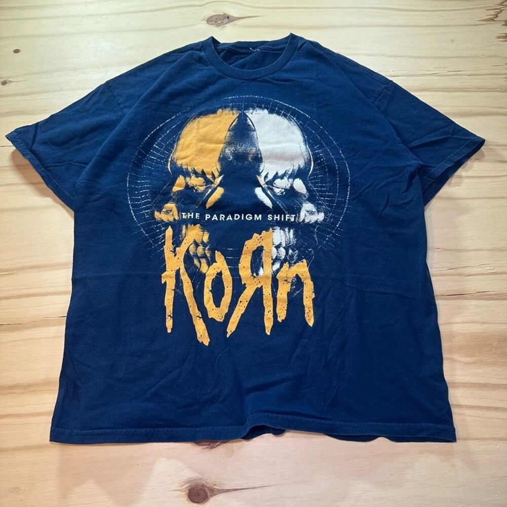 Korn The Paradigm Shift Tour Graphic T-Shirt Mens Size Large Concert Rock Metal